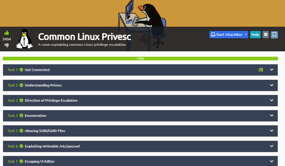 dkvvvarma's tweet photo. Hello There!
Day 91 of #100daysofhacking
I triumphed over the challenges of the 'Common Linux Privilege Escalation' room, a domain where mastering the art of elevating privileges in Linux systems is essential. 
#LinuxSecurity #PrivilegeEscalation #Cybersecurity  #Day91 https://t.co/PeuHGsb1uJ