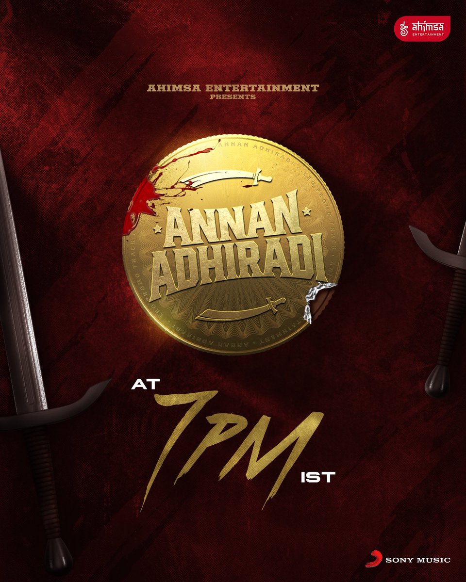 Thalapathy fans, can we assemble at 7PM IST for our #Leo promo track? #ANNANADHIRADI on <a href="/SonyMusicSouth/">Sony Music South India</a> 🔥🥁🎶

<a href="/ThaMystro_GJ/">Tha Mystro♪</a> <a href="/mcsai_official/">MC SAI</a> <a href="/mj_melodies/">MJ Melodies</a> <a href="/saanmuu/">Saanmuu</a> 💥