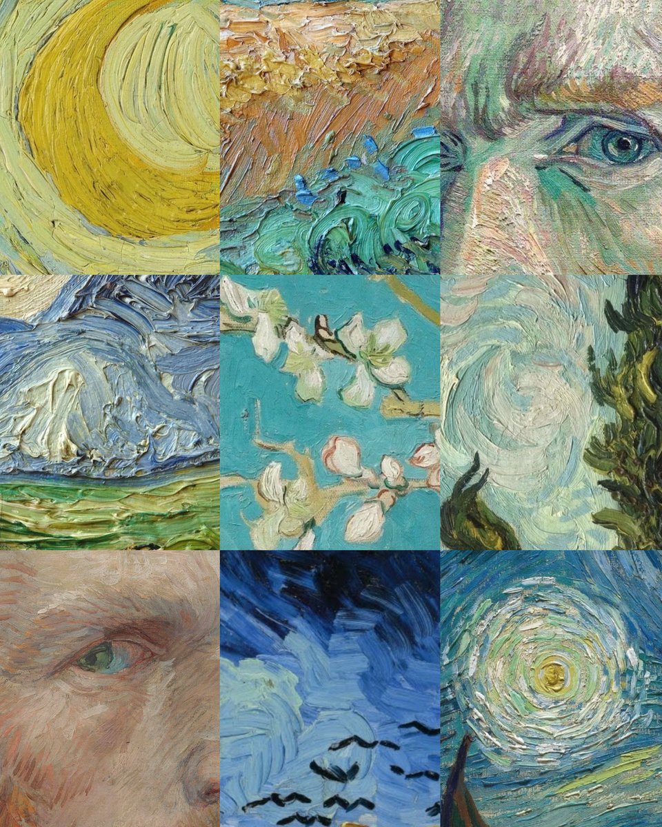 study of van gogh brushstrokes.