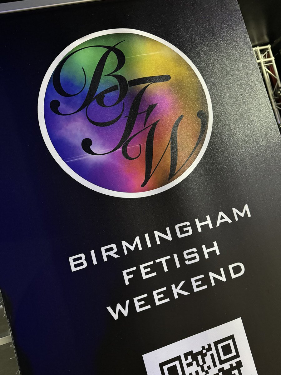 Having the best time at Birmingham Fetish Weekend! @BBBAltFetBazaar