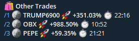 ECryptoCartel's tweet photo. Thanks to @GRDT_ETH & their awesome ECA Signal bot we managed to buy early 3 positions which we are still holding. 

To access their ECA signal bot you have to buy and hold 50k of $GRDT tokens. 

As always: 
1. Do Your Own Research
2. This is Not a Financial Advice

* This is not a paid promo!

 #ECC #Crypto #ECA #Signalbot #GRDT