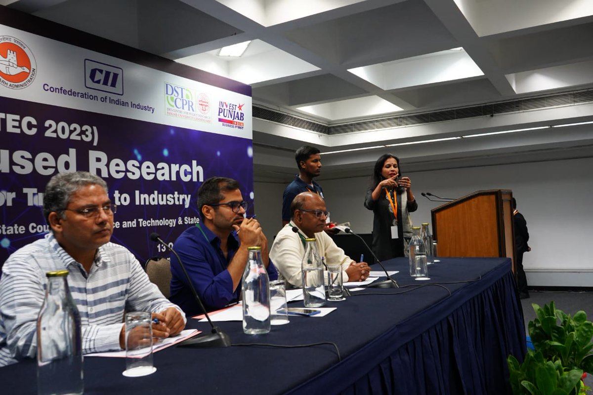 PSCST_GoP's tweet photo. International Conference on Industry Focused Research  #TRACK_1 #FoodProcessing #MedicalDevices - 26 Technologies presented by Scientists to Industries for acquisition, event by @PSCST_GoP, #TEC @OfficialPU, @invest_punjab 
@CII4nr
@PunjabGovtIndia
@IndiaDST https://t.co/x7UxtIpYKJ