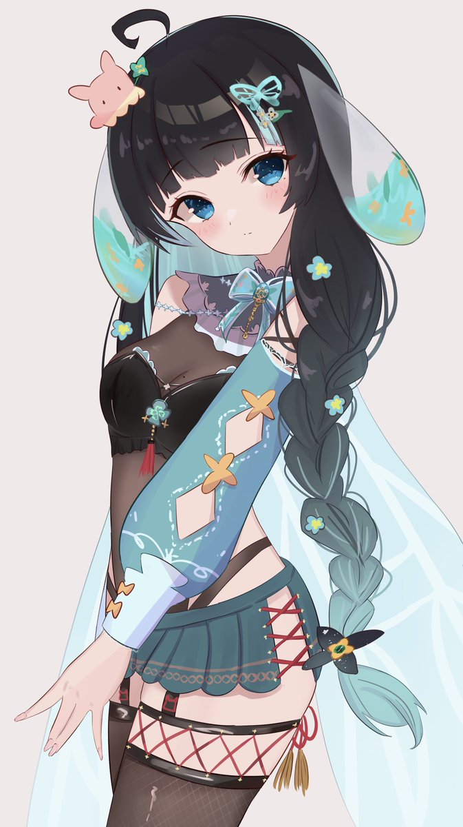 RTしたvtuberさんを描く企画で幸兎ユキ(ゆきうさユキ)さんにイラストを