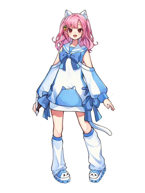 ちゃんと描いてみた  可愛い子が爆誕しました  #オリジナル