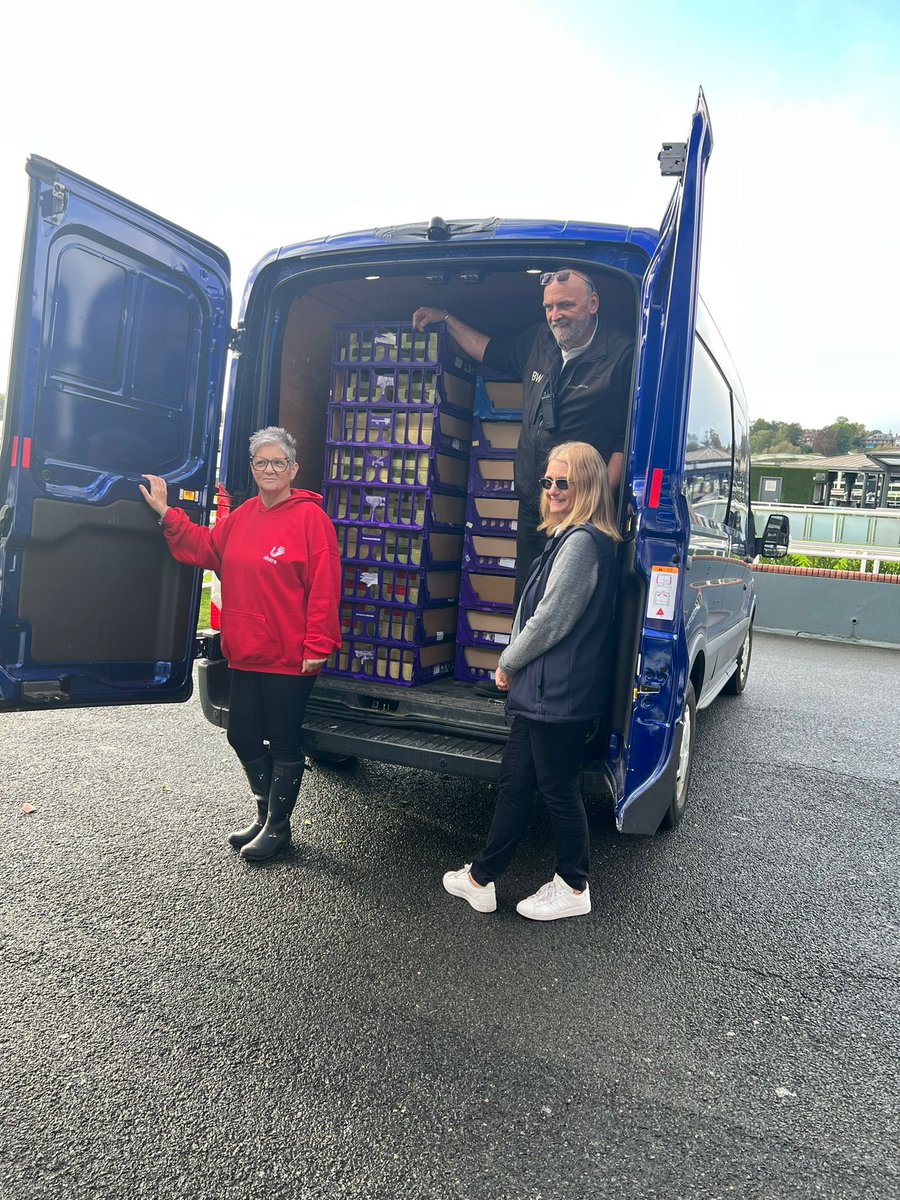 Every cloud has a silver lining they say, well following the cancellation of <a href="/ChesterRaces/">chesterraces</a> today due to the weather and conditions, bosses at the Racecourse very kindly asked us if we could redistribute all of the vip food boxes (over 1,000 in total!!) to people across Chester