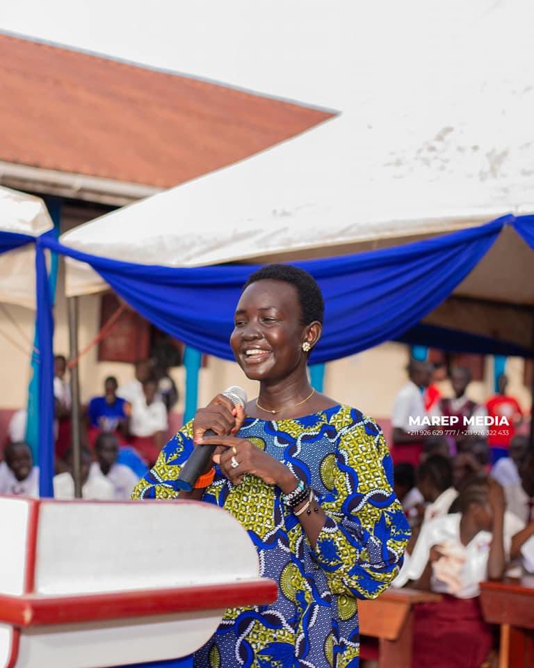 Yesterday in St. Lawrence primary, and secondary school on girls empowerment, every single girl out there has the ability to become who she wants to be. All the best to every girl out there, keep your head up, you are a star. @southsudan @SSOT