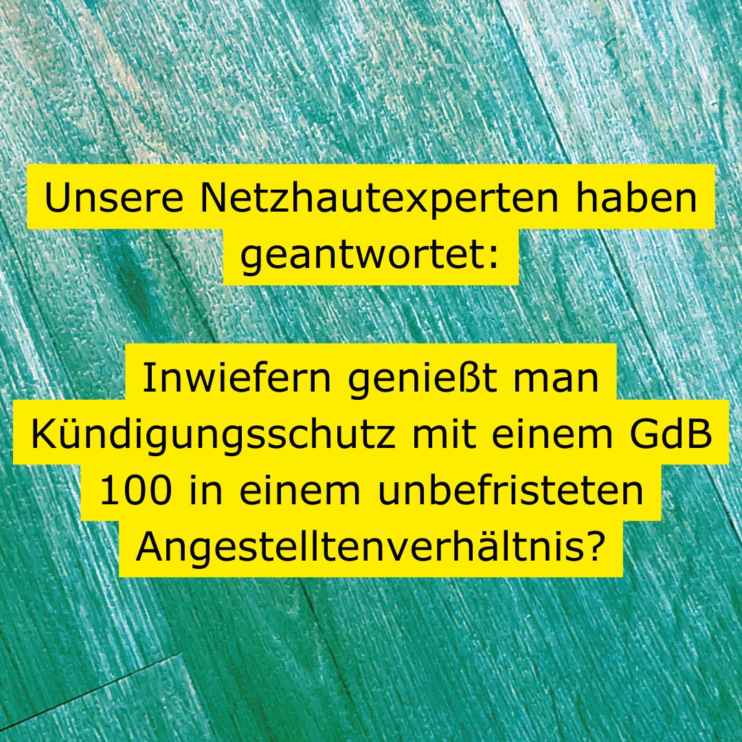 Uns erreichen auch immer wieder Fragen zu rechtlichen Themen. Daher widmen wir uns heute einer dieser Fragen.
pro-retina.de/fragen-sie-ihr…
#WocheDesSehens #Netzhauterkrankungen #NetzhautExperten #ZusammenSindWirStark #Verein #WorldRetinaDay