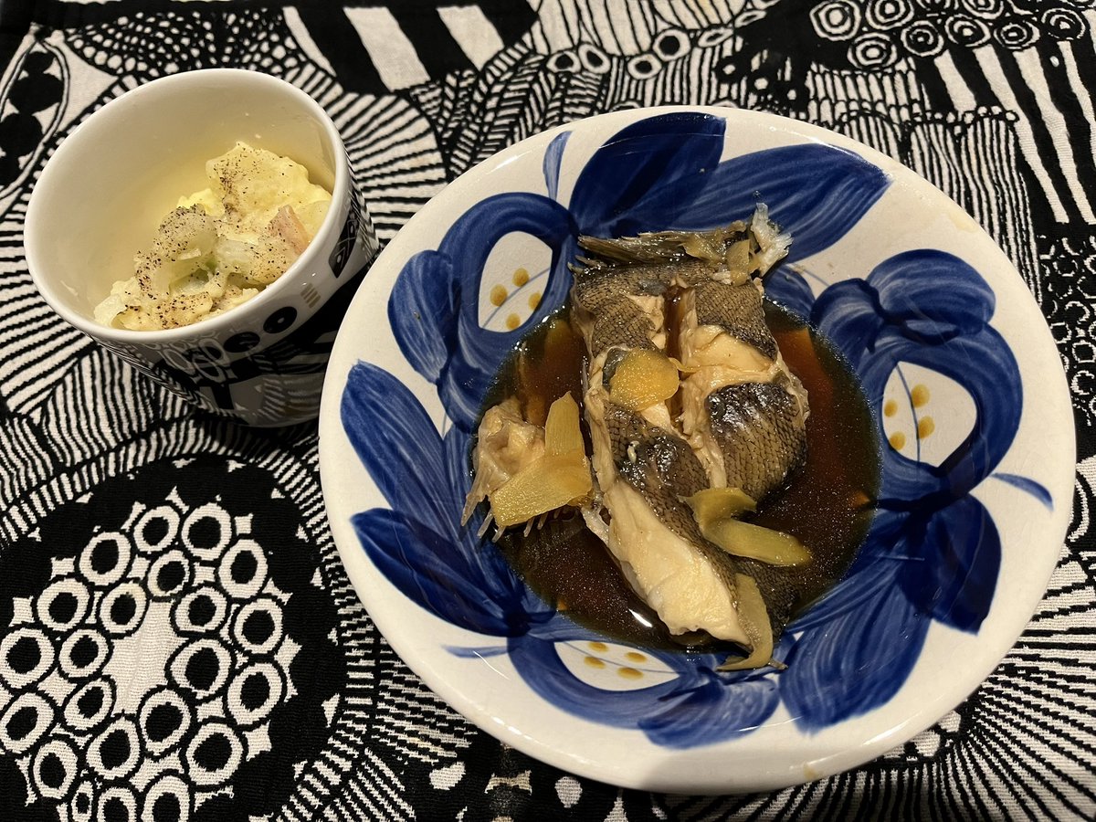 #きのう何食べた のレシピで作ってみた！
ひさしぶりにしっかり料理してしっかり食べた🐟けど低気圧のせいで頭イタイ