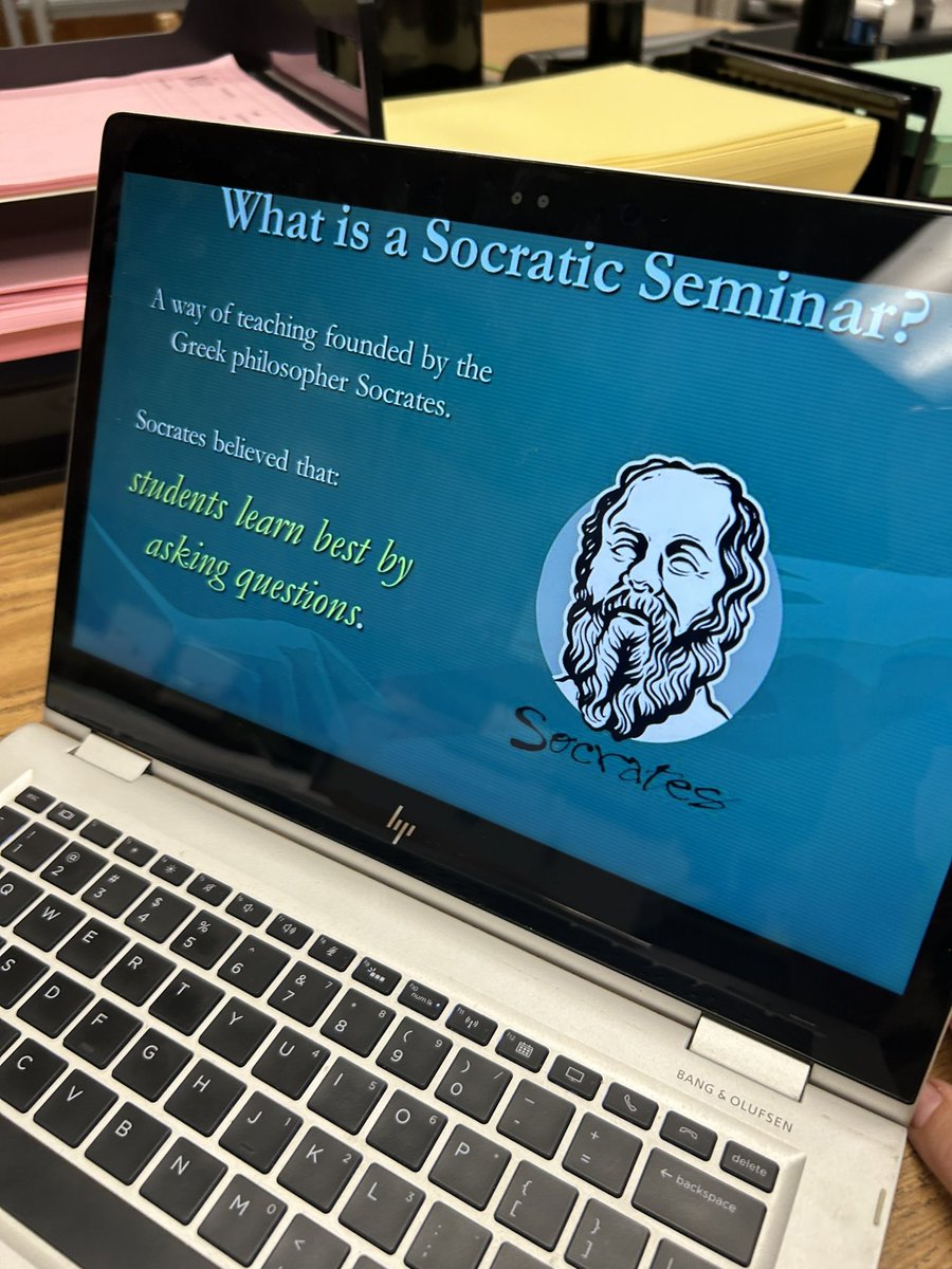 Great day with both 7th and 8th grade! Making connections to our novels.