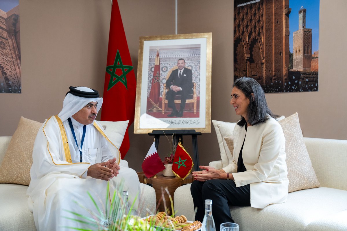 Échange fructueux avec M.Ali Bin Ahmed Al Kuwari, Ministre des Finances du Qatar. Discussion sur le renforcement des relations économiques bilatérales et la résilience post-séisme du Royaume. Un pas de plus vers une coopération financière solide entre nos nations.  #AM2023