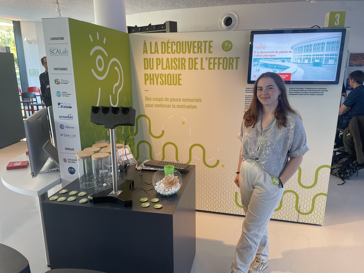 CoeugnetMarine's tweet image. [Fête de la science] 
N’hésitez pas à découvrir notre stand sur le plaisir dans la sport à l’ #Xperium #FDS2023 @Ombelliscience @EchoSciHDF 👃🏼👟