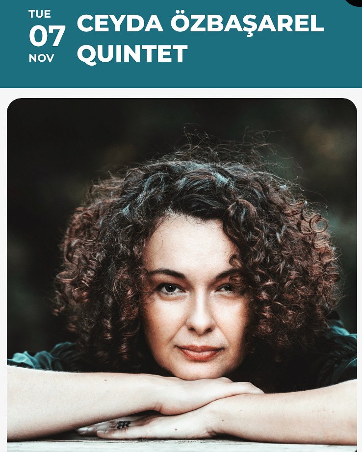 ceydaozbasarel's tweet photo. 7 Kasım’da Nardis Jazz Club’da şahane müzisyenlerle konser var. Uzun bir ara vermiştim, tekrar dostlarla sahnede olmak ne güzel olacak. 🙏🏽❤️
#jazz #jazzgig #nardisjazzclub #music #ceydaözbaşarel #barışertürk #emretankal #alperyılmaz #derinbayhan https://t.co/hqCtQPX59s