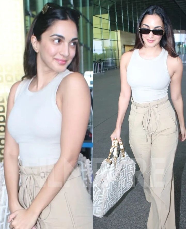 bollyXtelly's tweet photo. Spotted :#KiaraAdvani at the Mumbai airport 🤍 https://t.co/gCOnHZKKmg