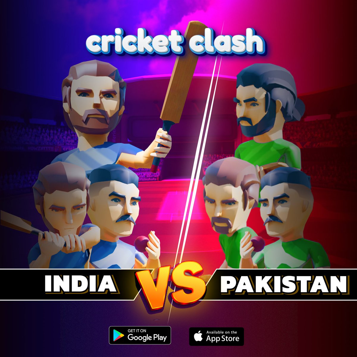 The most awaited showdown of #CWC23 is now LIVE on Cricket Clash—#INDvsPAK.

Don't just watch it, play it - and support your team!

Get Cricket Clash now - cricinshots.com/mads
