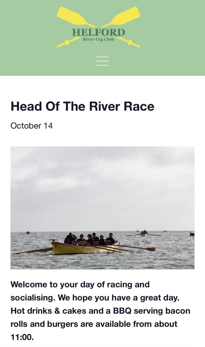 It’s the @helfordrivergigclub Head race today! Come and see the action from the water on our 4pm <a href="/HelfordRiverCr/">Helford River Cruise</a> from <a href="/BudockVeanHotel/">Budock Vean</a> it’s going to be fun to watch! 

Book here widget.eola.co/emp3f/activiti…