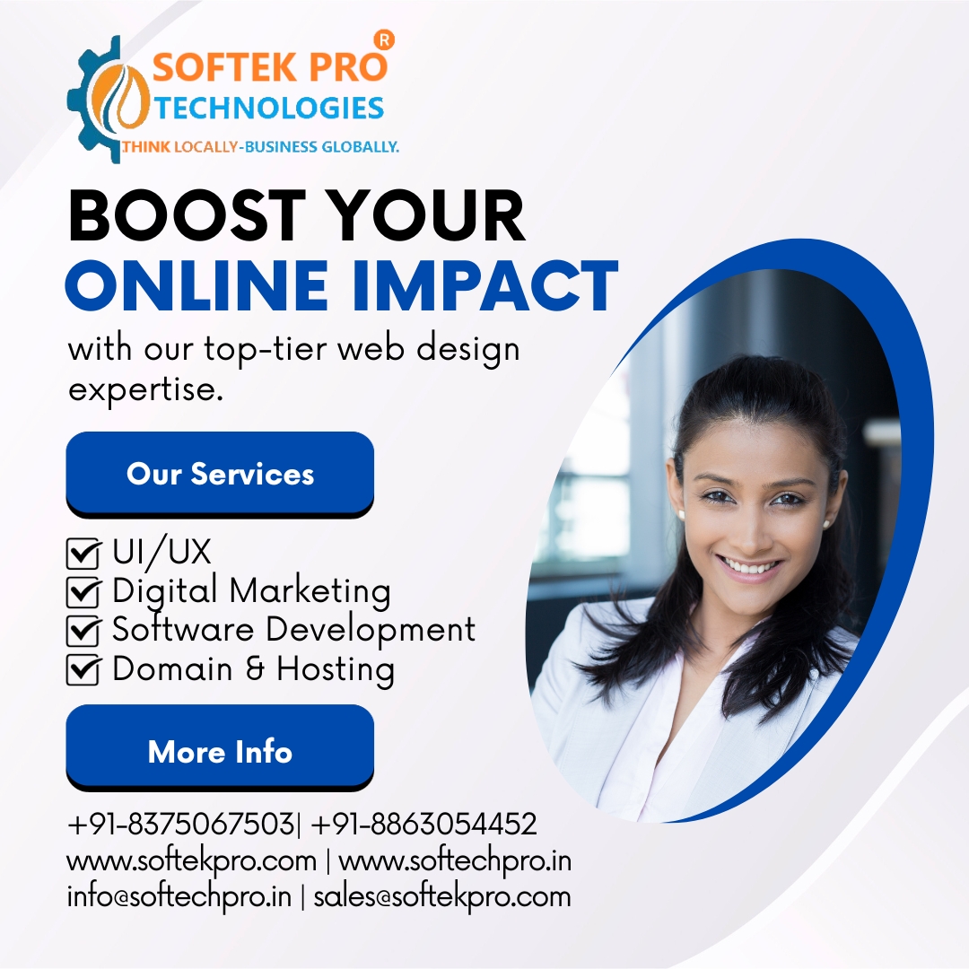 softek_pro's tweet photo. Transform your vision into a stunning online reality! Elevate your brand with our top-notch website design services. Unleash the power of creativity and technology with our expert team.
#websitedesigningcompanyinghaziabad
#webdedevelopmentservices
https://t.co/584m9yy4iU https://t.co/nKFq6nzxPf