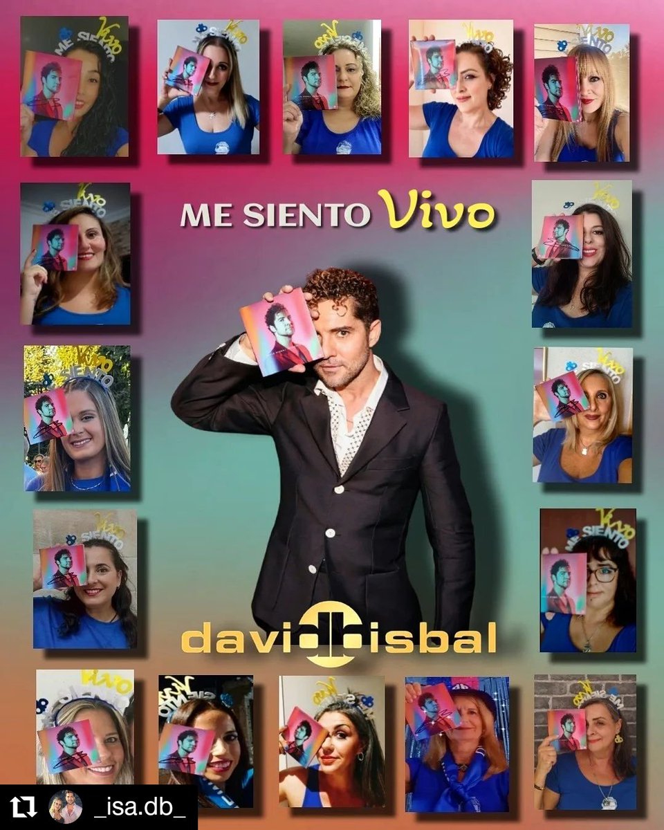 lauralmeria's tweet photo. #Repost @Isa_db_
• • • • • •
Todo nuestro mundo se mueve si giramos contigo 🫶💗
Te queremos muchísimo @davidbisbal 
#SiempreContigo @davidbisbal
#MeSientoVivo  #Davidbisbal https://t.co/3m2wGZ4XWB