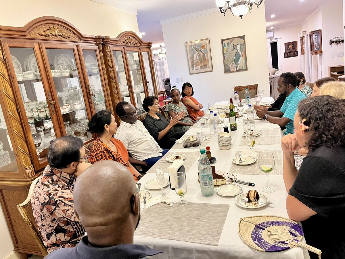 A great honour to host a dinner for <a href="/kanniwignaraja/">Kanni Wignaraja</a>, <a href="/UN/">United Nations</a> Assistant Secretary General &amp; Regional Director for <a href="/UNDPasiapac/">UNDP in Asia and the Pacific</a> with <a href="/un_samoa/">UN Country Team in Samoa @uninsamoa</a> team. Our discussion was truly inspiring as Kanni begins her crucial visit to Samoa. I am deeply grateful for Kanni’s insights and advice 🙏🏾