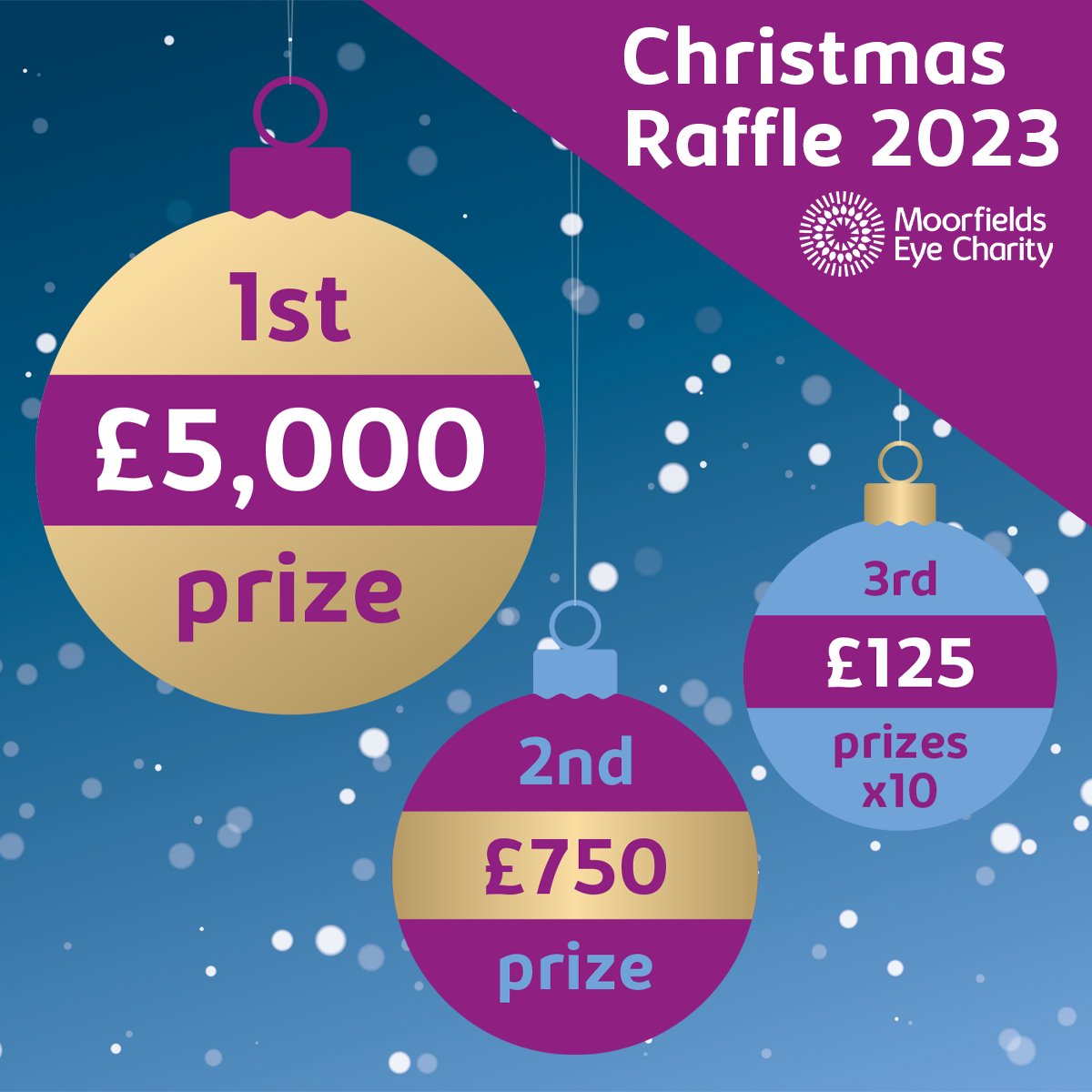 🎄 Buy a ticket Christmas raffle to win up to £5,000! You can fund breakthrough treatments, better patient experiences, and train future specialists. Enter by 2 Nov for a chance at a £125 M&S voucher. Closing: Dec 12, Draw: Dec 14. 🎁 How to enter: brnw.ch/21wDw57