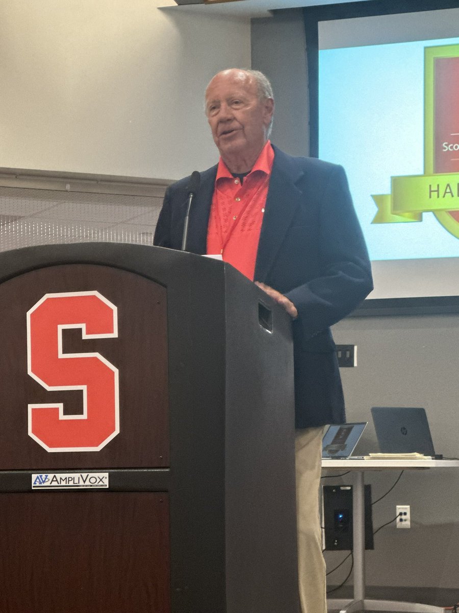 Big night last night for this guy!!  My dad, John Binning, was inducted into the inaugural class of Hall of Fame at Scottsbluff High School!🤩
His career stared here where he coached the girls’ track team to 3 consecutive state titles!! ‘76🏆’77🏆’78🏆
<a href="/willie_hoffman/">Willie Hoffman</a>