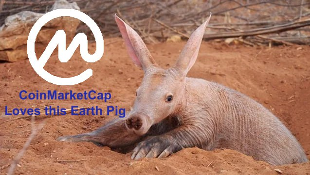 So <a href="/CoinMarketCap/">CoinMarketCap</a> loves Aardvarks and wanted us to
make a post tagging them.

We have been listed on CMC for over a month now
coinmarketcap.com/currencies/aar…
and are now creating a community page to welcome all the incoming normies.

$ARDVRK #CoinMarketCap #aardvark