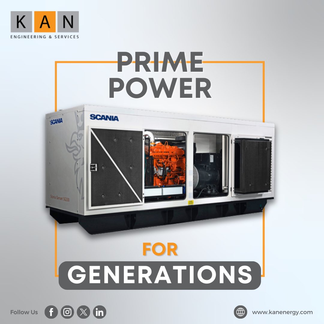 Unleash Prime Power for Generations with KAN Engineering! 🌟⚡ Join us in a journey towards a future powered by innovation, reliability, and unwavering support. Choose #PrimePower with KAN Engineering! 💥🔌

Kanenergy.com