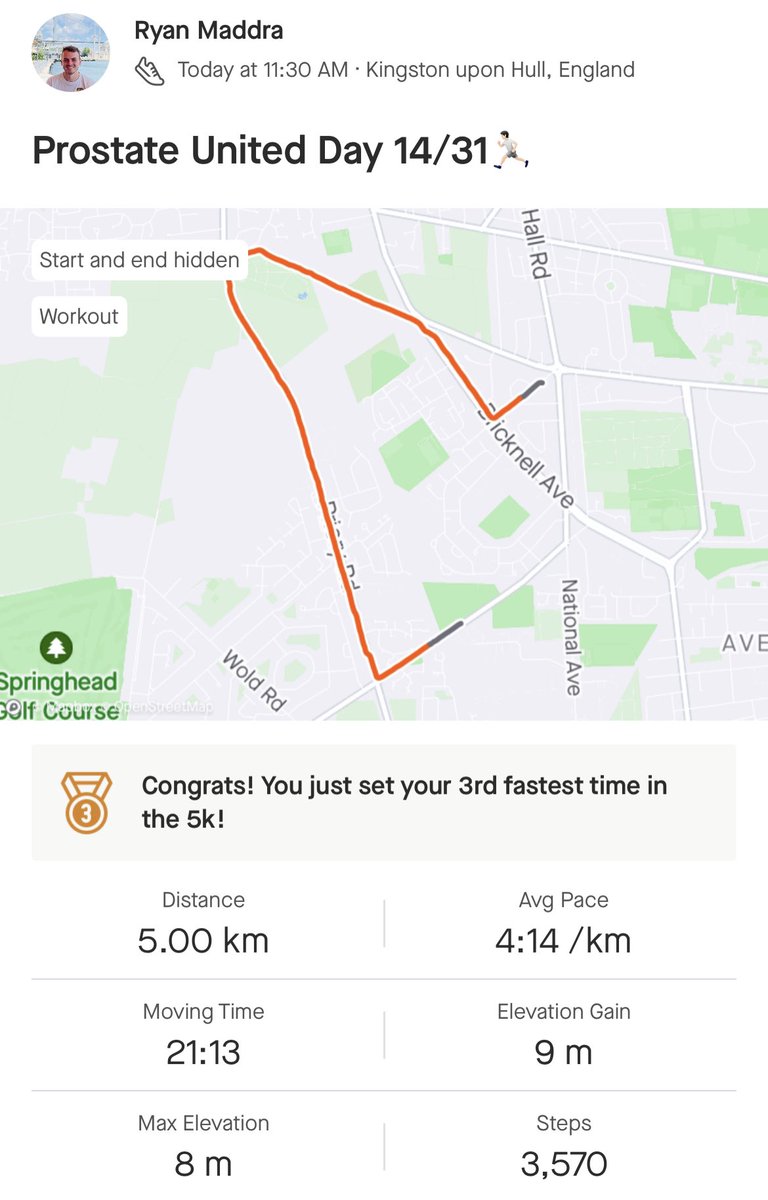 ryanmaddra1's tweet photo. Evidence of day 14/31🏃🏻 https://t.co/0xHl4K1xtn