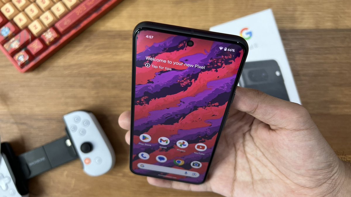 techdroider's tweet photo. Google Pixel 8 ❤️ https://t.co/fBZhaWpIM3