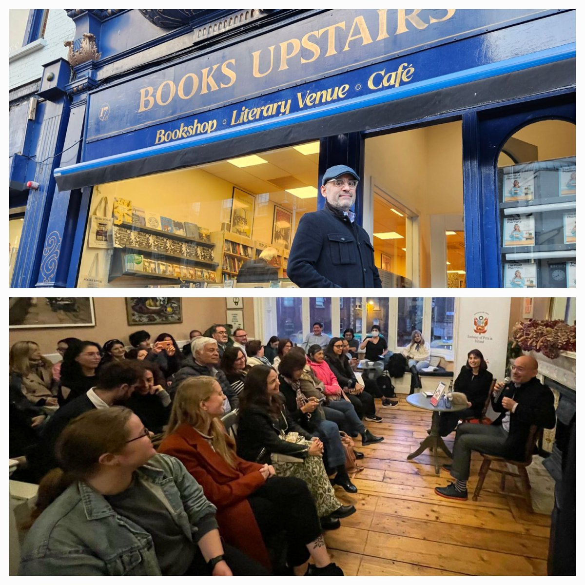 Anoche fue la presentación de "Cien Cuyes" en Dublín, junto a Pascale Baker.
Toda mi gratitud a la Embajada del Perú en Irlanda 🇮🇪: han sido muchas emociones selladas con abrazos.