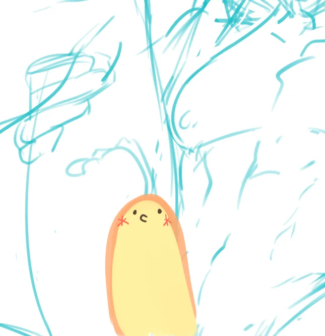 ラフばかり溜まっていく……すけぶちょっと待っててねちんちん