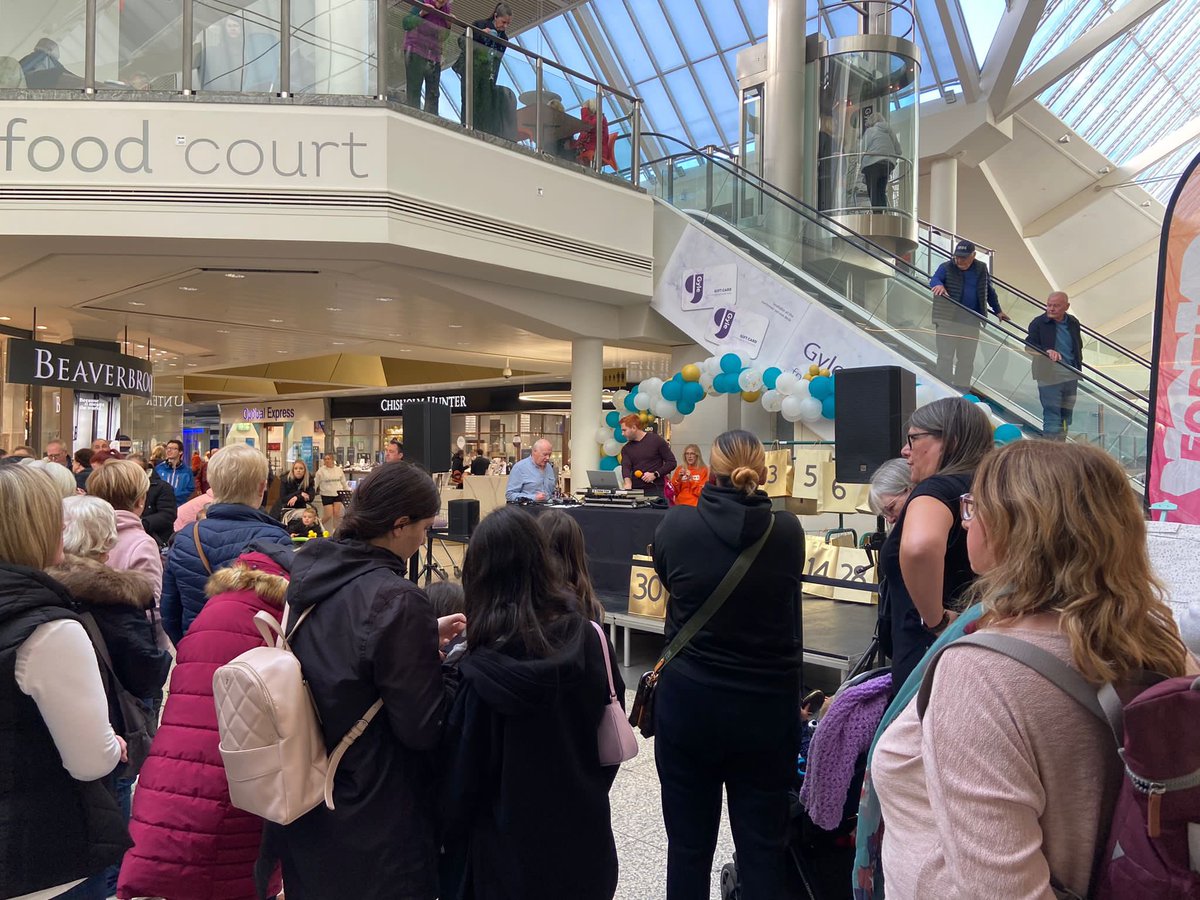 gyleshopping's tweet photo. Who’s coming down today for our birthday party?! Come down for prizes and more until 3pm! https://t.co/C3fgD7TAGm