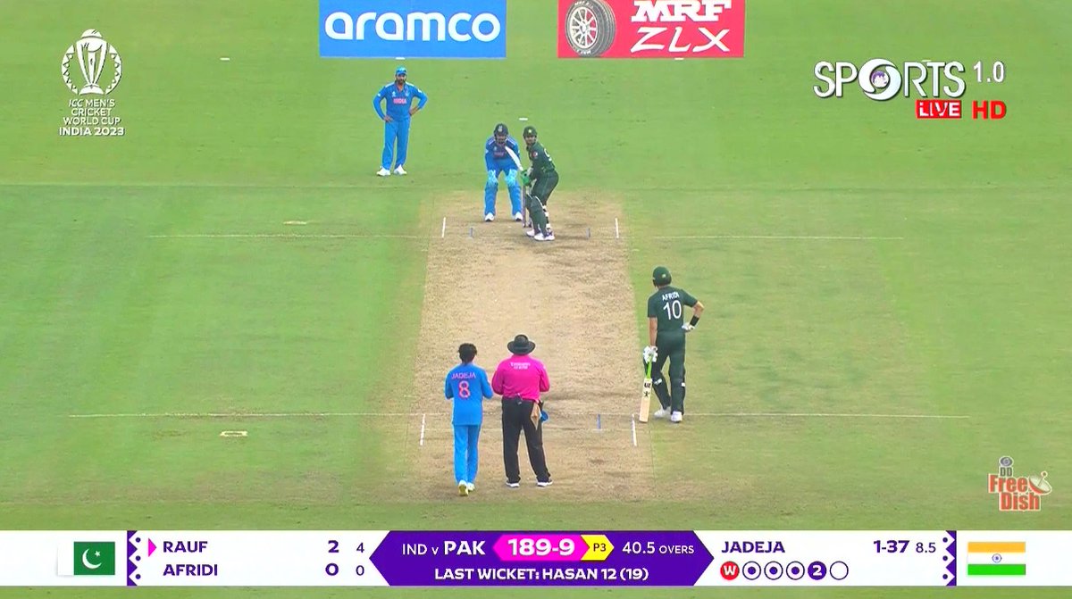 TrackDishs's tweet photo. भारत और पाकिस्तान का मैच - India vs Pakistan - भारत बनाम पाकिस्तान #INDvsPAK 

9th Wicket 
#IndiaVsPakistan 
#DDSportsHD
#DDSports
#Freedish
@freedish_in https://t.co/3nwEYcGMn3