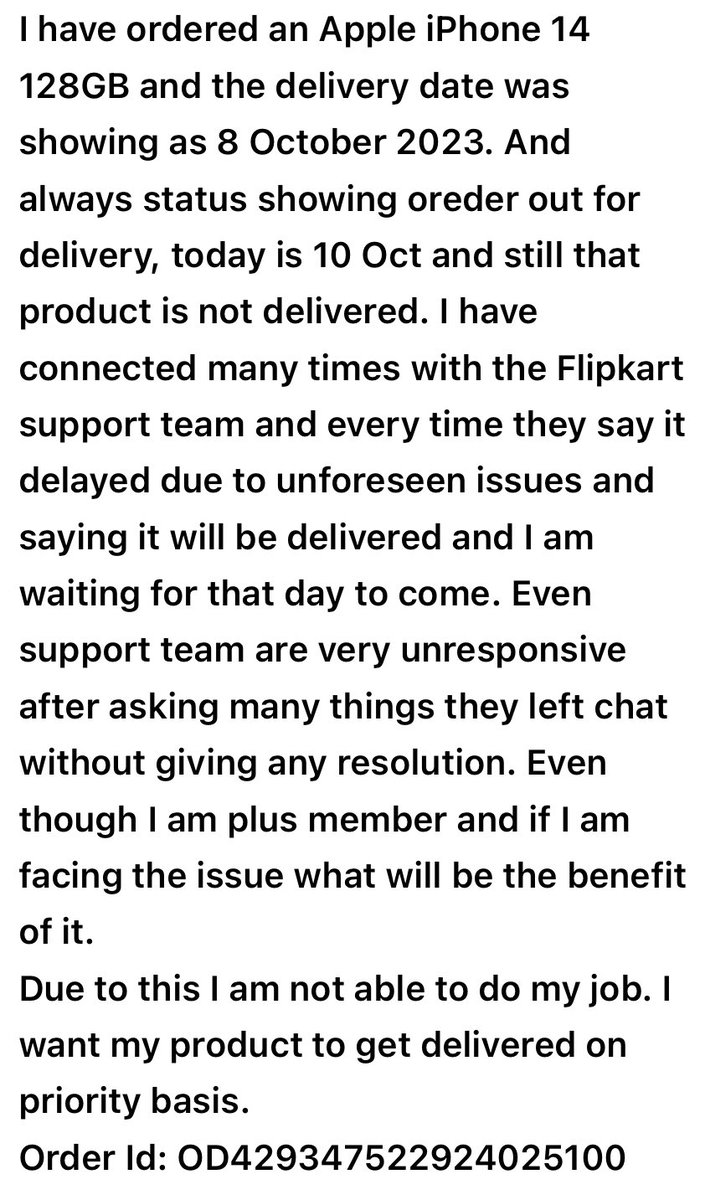 JaisShub's tweet photo. Pathetic service @Flipkart date is being changed again and again..
@Flipkart @FlipkartStories @flipkartsupport @2GUD @BandBajaateRaho @jagograhakjago 
#FlipkartBigBillionDays #iphone https://t.co/yX5ng5NrI3