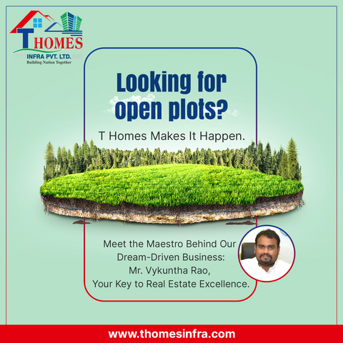ThomesInfraOff's tweet photo. Searching for open plots? T Homes is the name that makes it happen! Get to know the visionary behind our dream-driven business, Mr. Vykuntha Rao, your key to real estate excellence.
Visit https://t.co/Q22CNdZwx3
#THomes #openplots #landinvestment #residential #telangana #hyd https://t.co/Oe5NRwh7WM