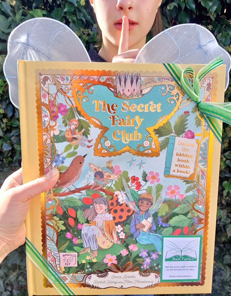 @the_bookfairies are excited to be sharing copies of The Secret Fairy Club by Emma Roberts and illustrated by Raahat Kaduji & Mira Miroslavova!🤫🧚‍♀️🧚🏼‍♂️
Who will be lucky enough to spot one of these gorgeous books today?
#ibelieveinbookfairies #TBFSecretFairy #TBFMagicCat