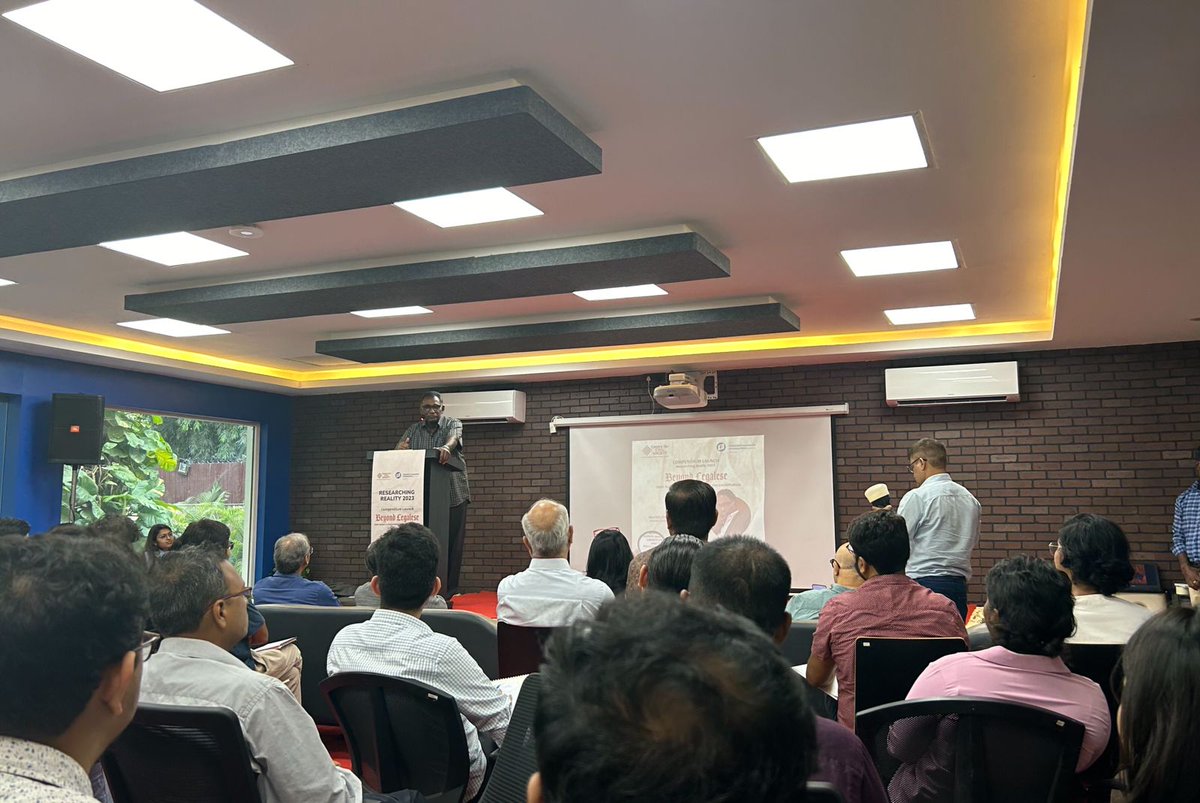 ccsindia's tweet photo. Hon'ble Justice Chelameswar, former judge, Supreme Court of India, delivers the Keynote Address at the 2023 #ResearchingRealityReport launch.

The report, supported by the @FNFSouthAsia, looks into the opinions of the common people of India, about the Constitution of India. https://t.co/o7fhMAMsJ8