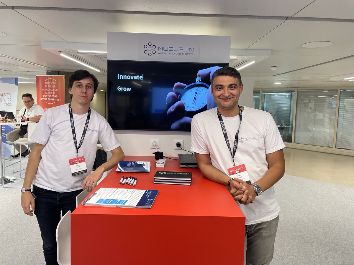 NucleonSec's tweet photo. Clap de fin sur @Les_Assises ! 🇲🇨
Ce fut une expérience incroyable ✨ @NucleonSec a été honorée de participer à cet événement exceptionnel dédié à la #cybersécurité.
Nous remercions tous ceux qui sont venus nous rencontrer, et un grand merci à l'équipe d'organisation ! https://t.co/yMZOut5quz