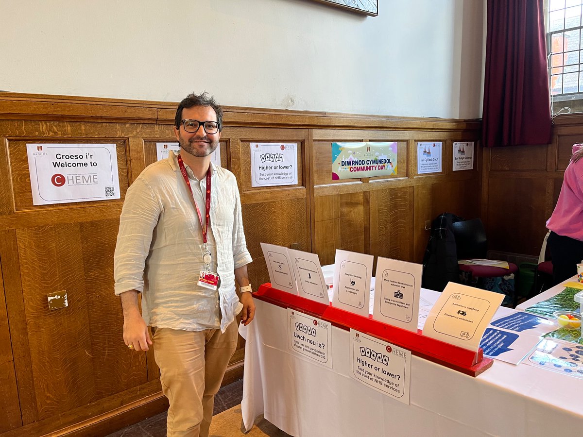 Emily Holmes (@eafholmes) on Twitter photo Higher or lower NHS costs? Come and learn more about the cost of delivering healthcare in the NHS with <a href="/CHEMEBangor/">CHEME</a> <a href="/Y_Pijeira_Perez/">Yankier Pijeira Perez</a> at <a href="/BangorUni/">Bangor University</a> Community Day in Powis Hall Higher or lower NHS costs? Come and learn more about the cost of delivering healthcare in the NHS with <a href="/CHEMEBangor/">CHEME</a> <a href="/Y_Pijeira_Perez/">Yankier Pijeira Perez</a> at <a href="/BangorUni/">Bangor University</a> Community Day in Powis Hall