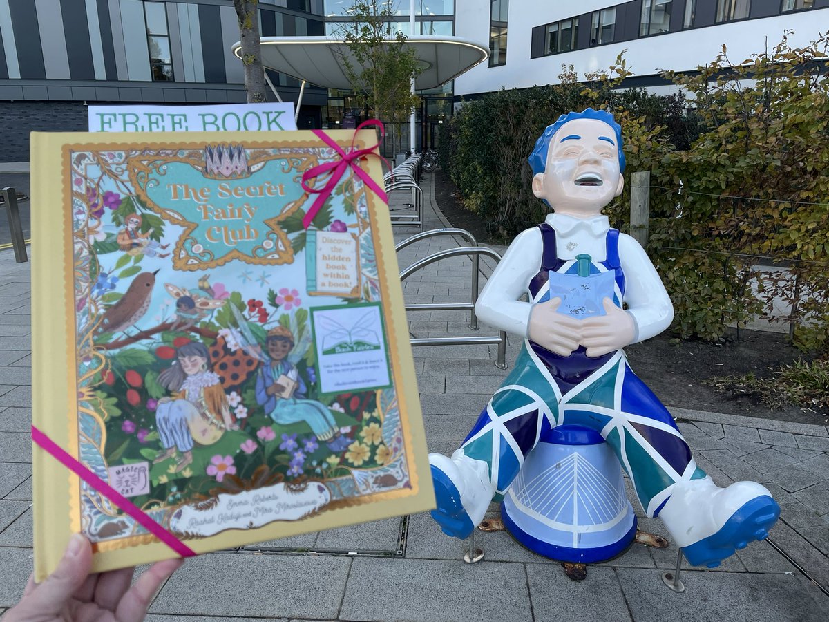 Jennife09761350's tweet photo. “Where can the local wildlife go when they’re sick? The fairy hospital, of course!”

The Book Fairies are excited to be sharing copies of The Secret Fairy Club by Emma Roberts!

Who will be lucky enough to spot one?

#ibelieveinbookfairies #TBFSecretFairy #TBFMagicCat #Edinburgh https://t.co/Nhjmbiz26w