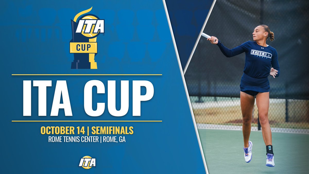 It's Semifinal Saturday ☀️

ℹ️ ITA Cup  
🏟️ Rome Tennis Center
📺 tinyurl.com/bdf9duma (<a href="/PlaySight/">playsight</a>)
📊 tinyurl.com/mrxyh84j (Draws/Results)
📸 tinyurl.com/4ec7p6f6 (Photos)

#WeAreCollegeTennis | #ITACup