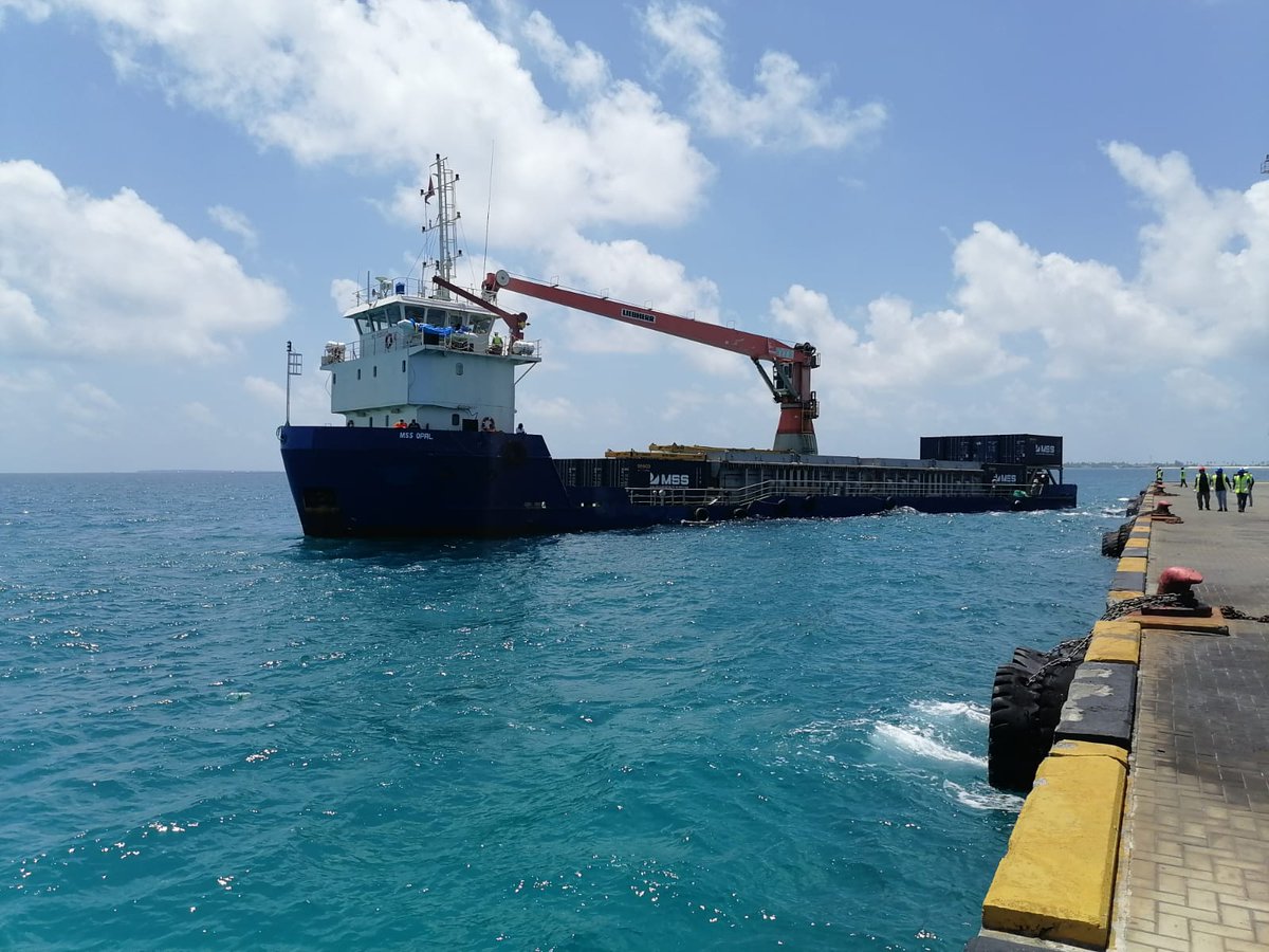 MSS Opal arrived <a href="/adduport/">Hithadhoo Port Limited</a> on her maiden voyage, today. She will be making a regular 10-day voyage between Malé and Addu. Embracing innovation and sustainability, we're charting a course to a brighter, greener future of decentralized transportation revolution in the Maldives.