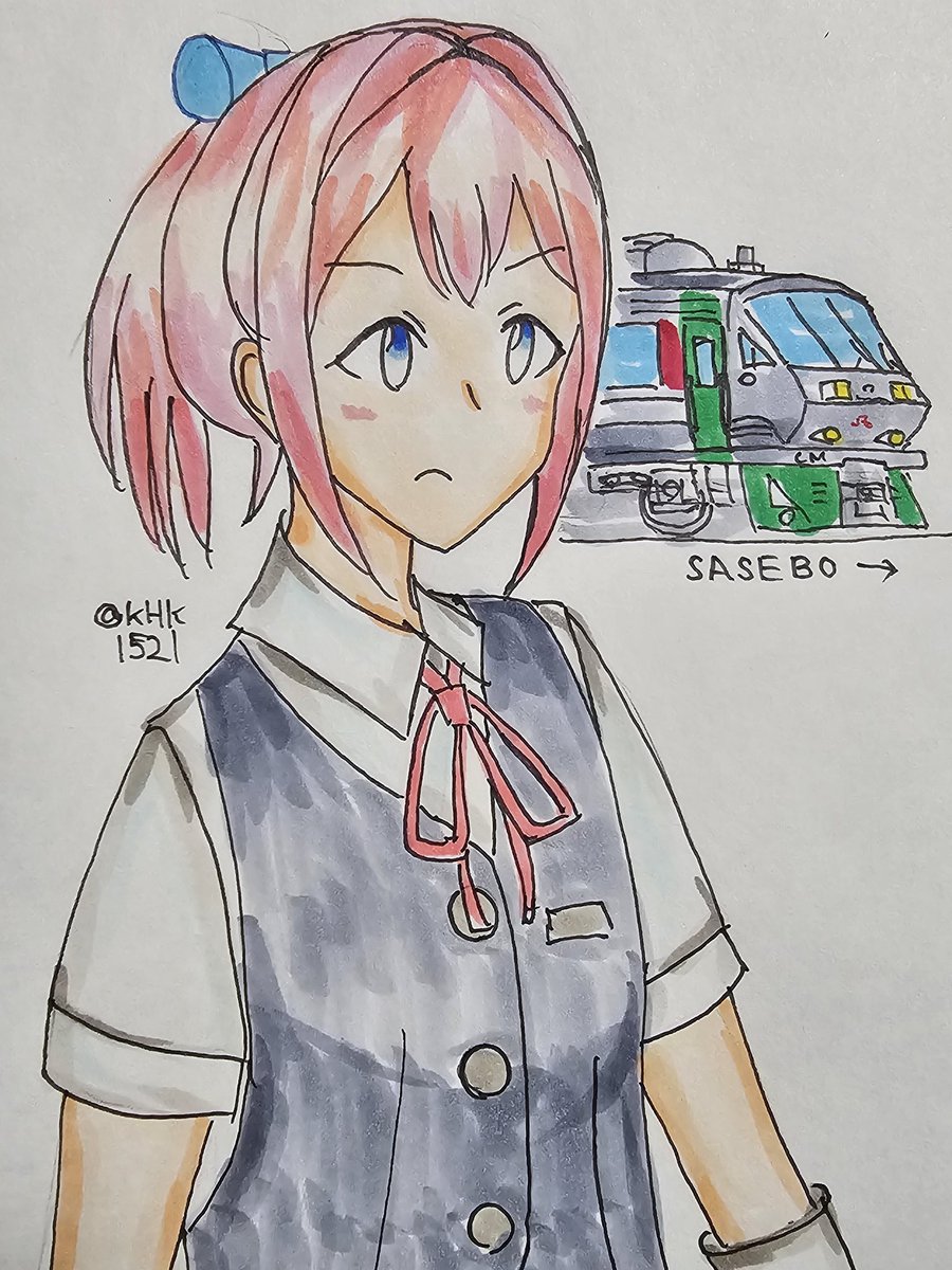 艦これ「不知火ちゃん#艦これ版深夜の真剣お絵描き60分一本勝負#艦これ版真剣お絵描き60」|KHK1521のイラスト