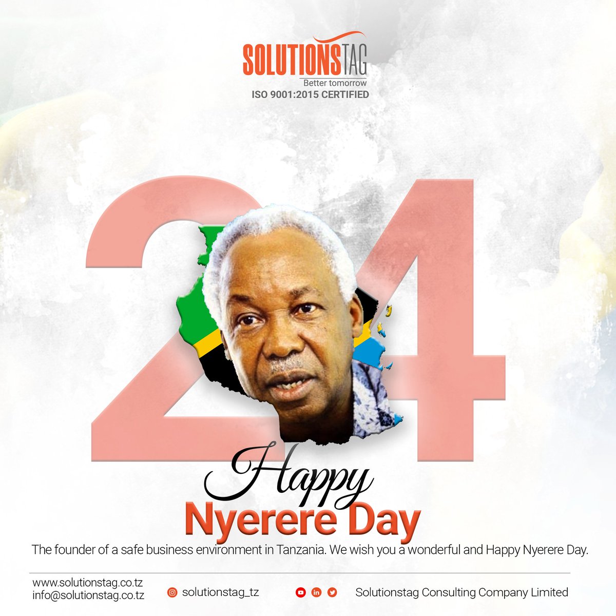 SolutionstagL's tweet photo. Happy Nyerere Day https://t.co/eAlSzR7HYx