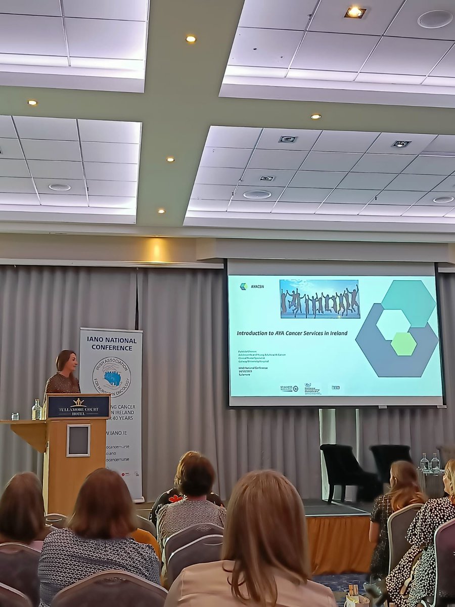Niamh O'Sullivan (she/her) (@niamhyos) on Twitter photo So proud to work with <a href="/trishgleeson/">Patricia Gleeson</a>, a fantastic colleague and inspirational advocate and champion of our #AYA service in Ireland.
<a href="/CancerUniGalway/">Cancer | University of Galway-HSE West North West</a> <a href="/gallagher_olive/">Olive Gallagher</a>
<a href="/owensmith/">owensmith</a> @PMCC
<a href="/ScheryllAlken/">Scheryll</a>
Thanks for presenting @IANOcancernurse about #AYAC. So proud to work with <a href="/trishgleeson/">Patricia Gleeson</a>, a fantastic colleague and inspirational advocate and champion of our #AYA service in Ireland.
<a href="/CancerUniGalway/">Cancer | University of Galway-HSE West North West</a> <a href="/gallagher_olive/">Olive Gallagher</a>
<a href="/owensmith/">owensmith</a> @PMCC
<a href="/ScheryllAlken/">Scheryll</a>
Thanks for presenting @IANOcancernurse about #AYAC.