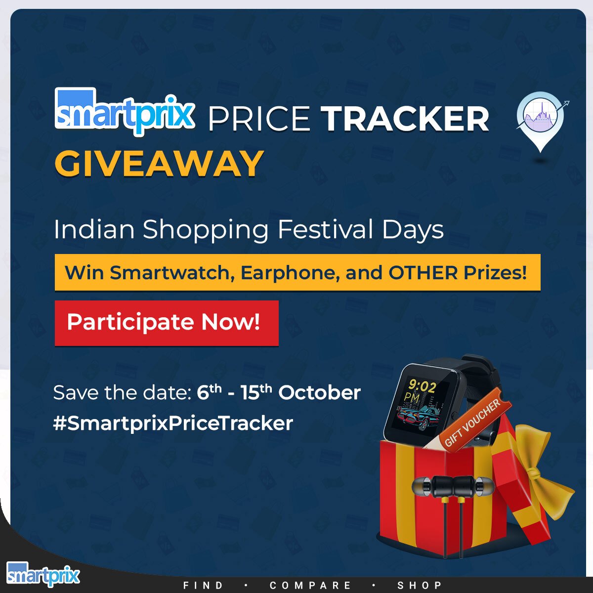 Smartprix's tweet photo. 🚨⏳ Just a few hours left! Our #SmartprixPriceTracker giveaway is coming to a close, and your chance to win is slipping away. 🎁⏰
Hurry & get your entries in before it's too late! https://t.co/w1nyE2dHnJ
#GiveawayEndingSoon #LastChance #Giveaway #GiveawayAlert #Smartprix https://t.co/nQBvMrCYpw