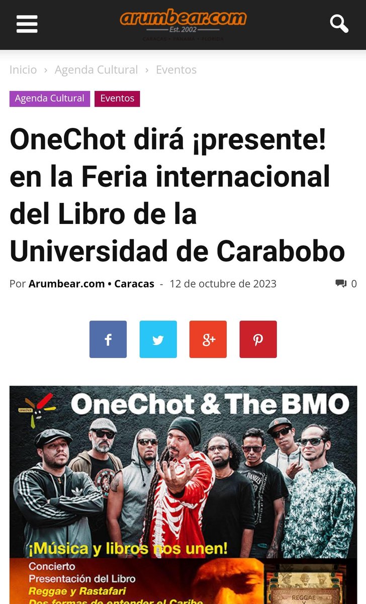 oteditores's tweet photo. Hoy
https://t.co/y0cgvV8uQJ
#venezuela
#oteditores #onechot #thebmo #Musica
#valencia #filuc #novedad https://t.co/xKEJAIUken