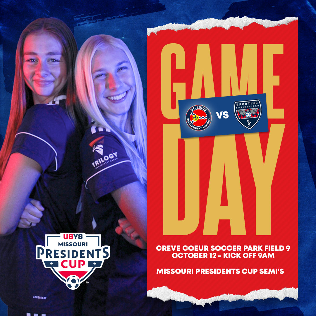 JBMarine0607G's tweet photo. It's game day! @MOyouthSoccer Presidents Cup semi-finals.  Kick off at 9AM on field 9 at Creve Coeur Soccer Park ⚽️. https://t.co/gXcer4LO77
