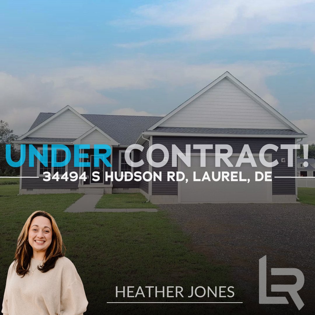 🥳 Big congrats to Daniel Thompson! Heather Jones has secured another property UNDER CONTRACT at 34494 S Hudson Rd, Laurel, DE! 🏡 Celebrate these moments with the expert guidance of Heather Jones. 🌟 

#Loftrealtyde #delaware #delawarerealtor #MakingDreamsComeTrue