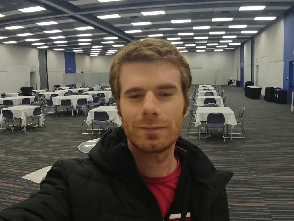 The whole room for myself at #WCPG2023 😅