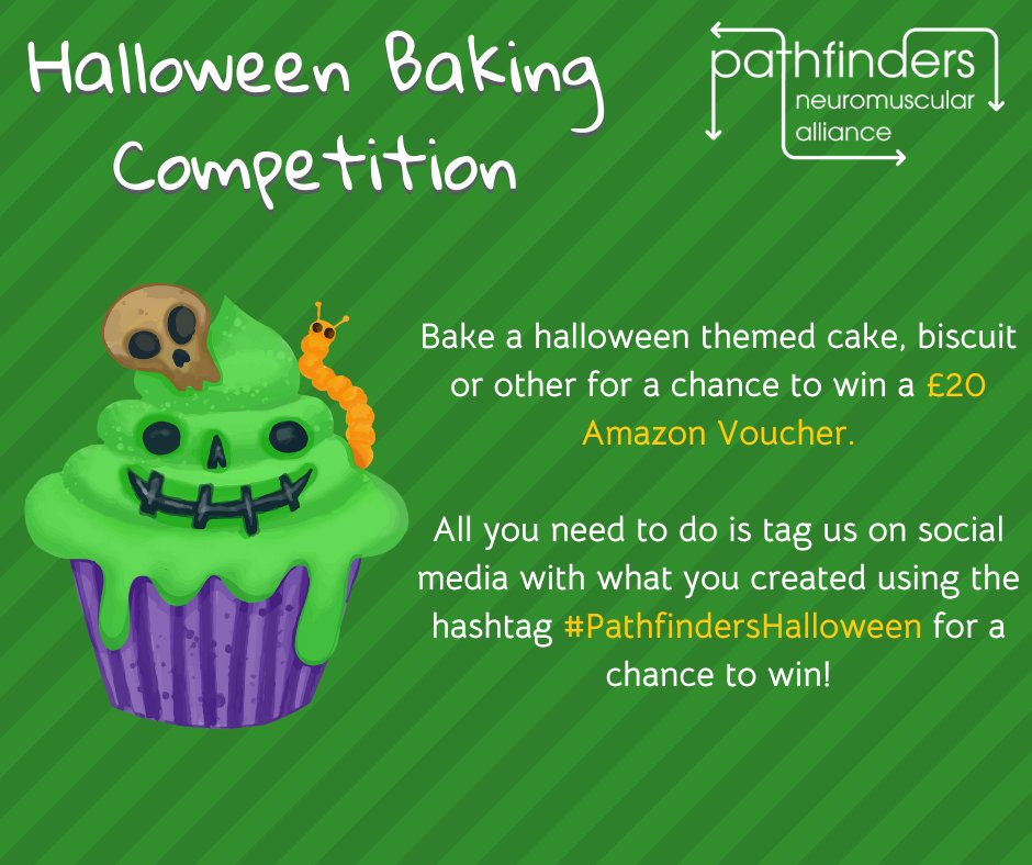 HALLOWEEN BAKING COMPETITION

Today is #NationalDessertDay, and what better way to celebrate than with a spooky baking competition!

Win a £20 Amazon Voucher; all you need to do is bake a Halloween-themed cake, biscuit or other and tag us using the hashtag #PathfindersHalloween!